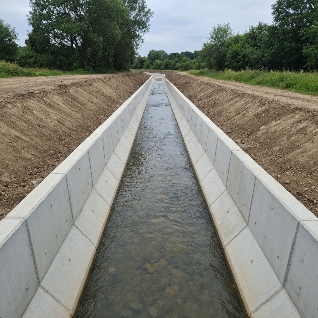 Taşkın Koruma, Dere Islahı ve Sulama Kanalları